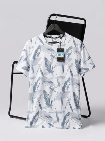 Premium Men's Printed Crew Neck T-Shirt (001)