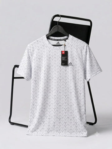 Premium Men's Printed Crew Neck T-Shirt (004)