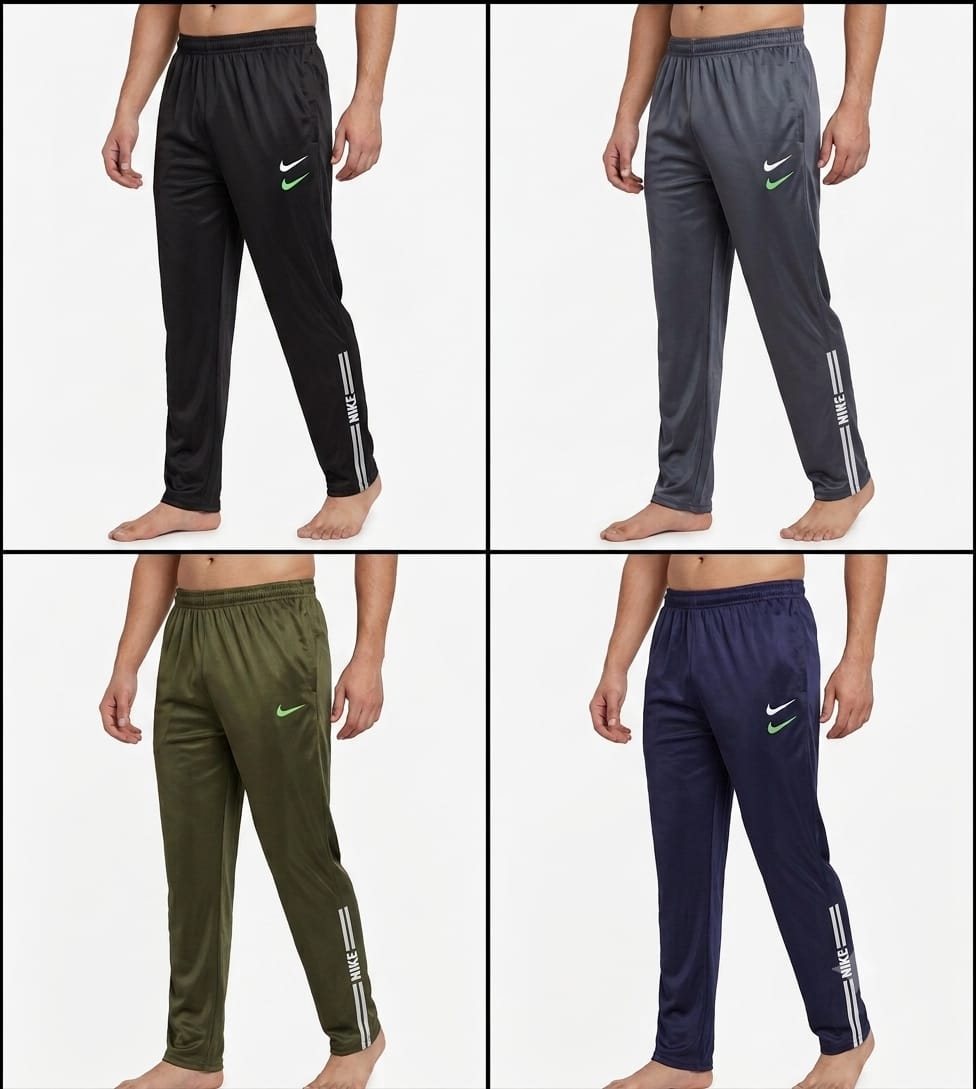 Premium Men's Sports Track Trousers (Grey)